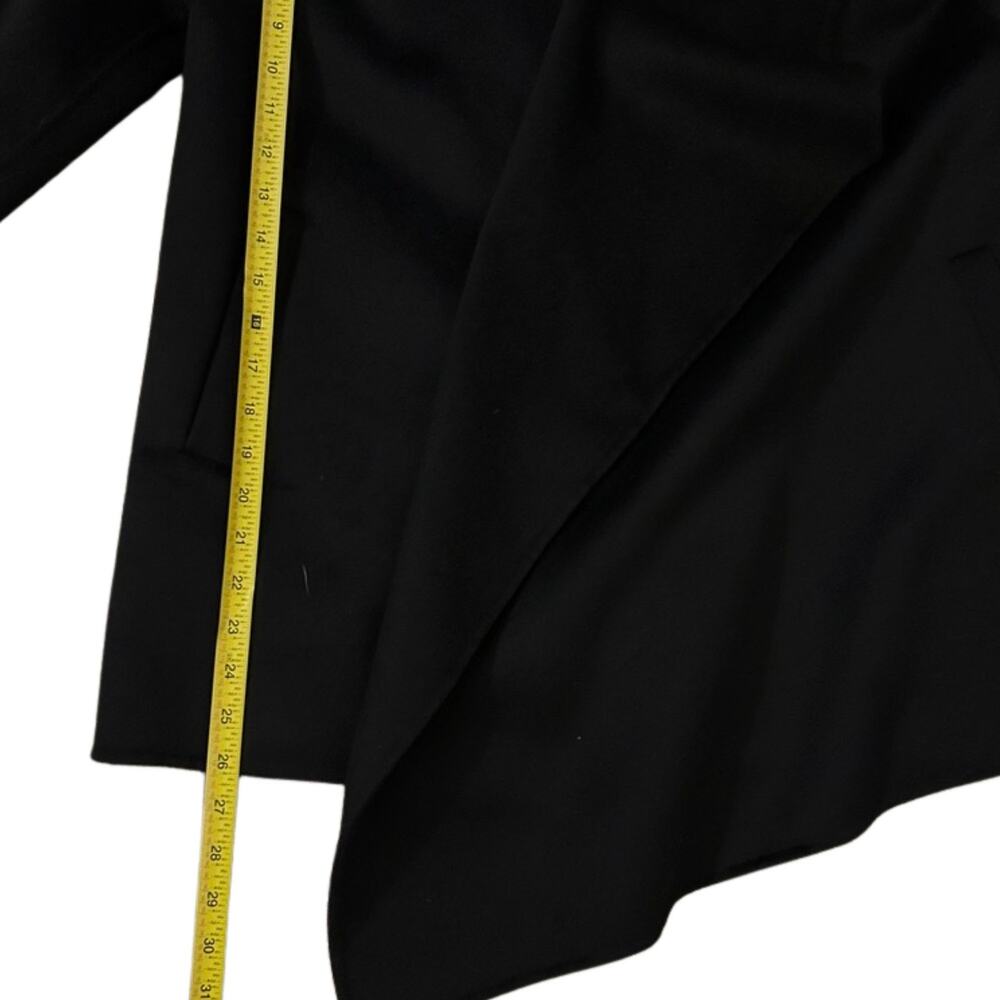 NAP Black Wool Coat Size Small - Picture 8 of 8